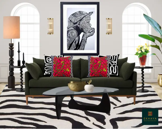 final rendering of living room
